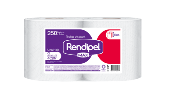 Toalla  Rendipel Industrial 250 metros x 2